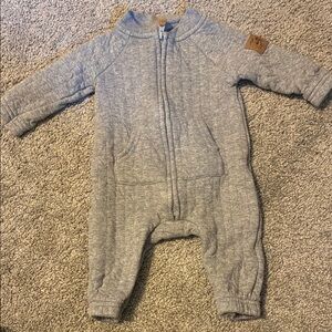 Carter's Soft Gray Baby Footie